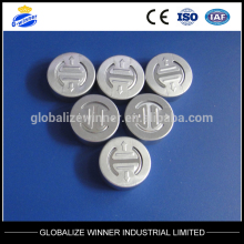 26mm,silver tear off aluminum caps