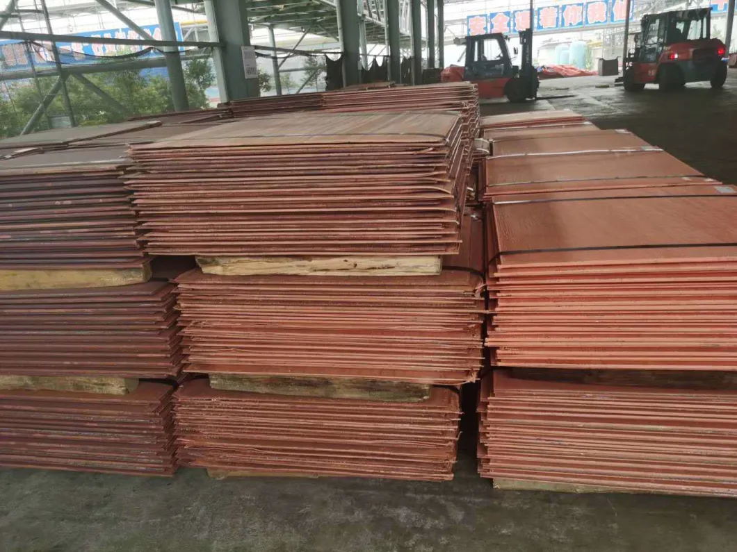 High Grade Electrolytic Copper Cathode with 99.99% Purity