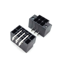 Terminal block plug-in male seat black