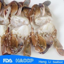 Frozen cut crab,three spot crabb with Fishing Certificate
