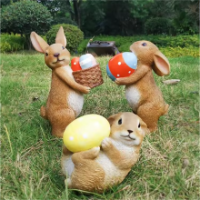 Wholesale Custom Handmade Polyresin Easter Rabbits & Bunny Figurines
