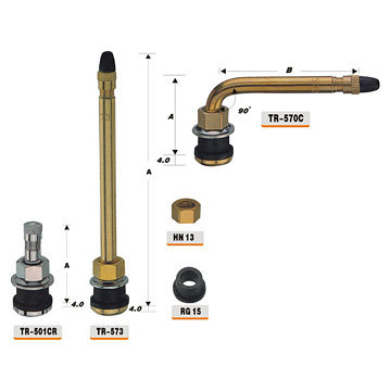 Truck and Bus Tire Valve TR500 TR-570 Series