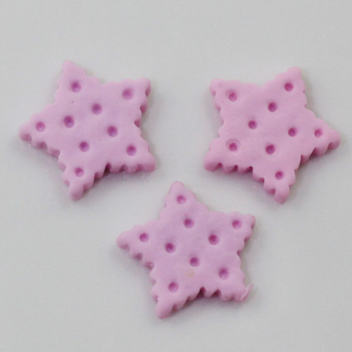 20mm Popular Mini cabujón de resina en forma de estrella para encantos de decoración artesanales hechos a mano juguete para niños DIY espaciador de decoración de carcasa de teléfono