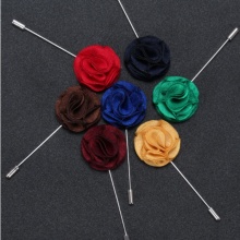 Flower Brooches and Lapel Pins: Fabric Brooches for Dress Accessories
