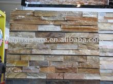 yellow cultured stacked stone