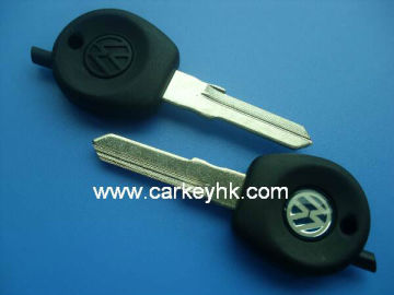 VW transponder key shell & car key