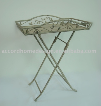 metal table