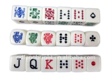 Plastic Poker Dice / Plastic Poker