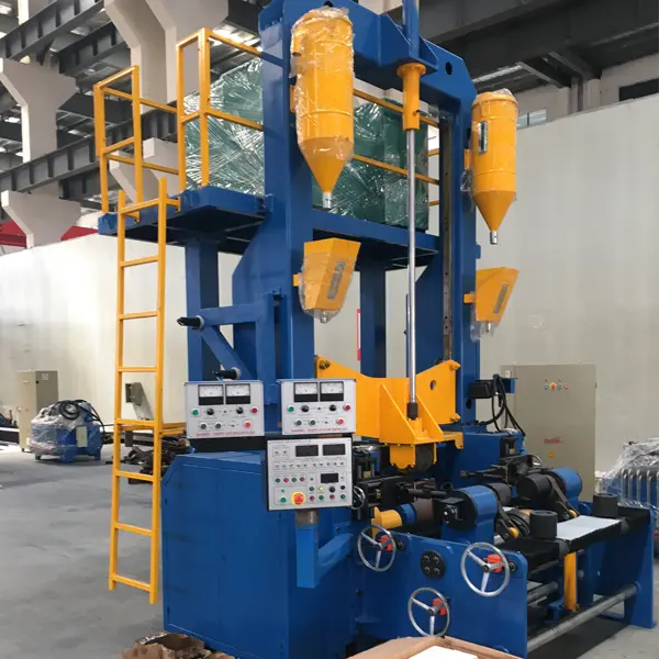 H beam assembling, welding, straightening machine