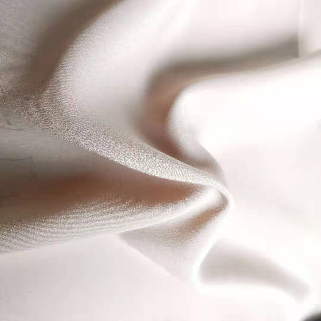2019 new free sample silk crepe de chine print ladies shirt dress