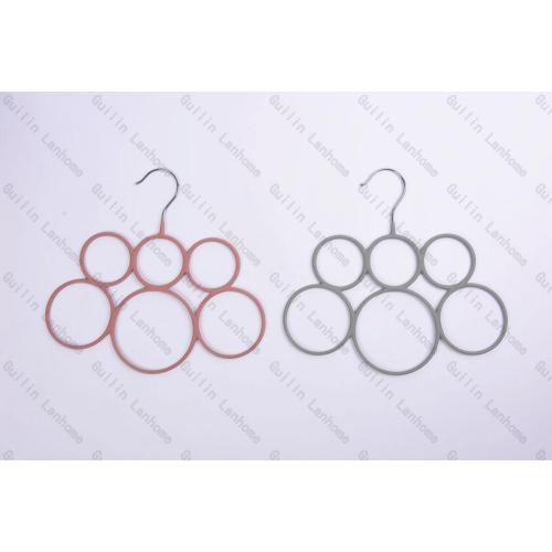 Round Ring Scarf and Tie Metal Hangers