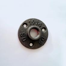 Good quality sand blasted floor flange iron pipe fitting 3/4