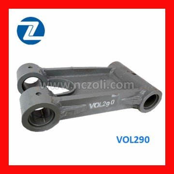 Vol290 excavator bucket link supporting arm for backhoe track excavator