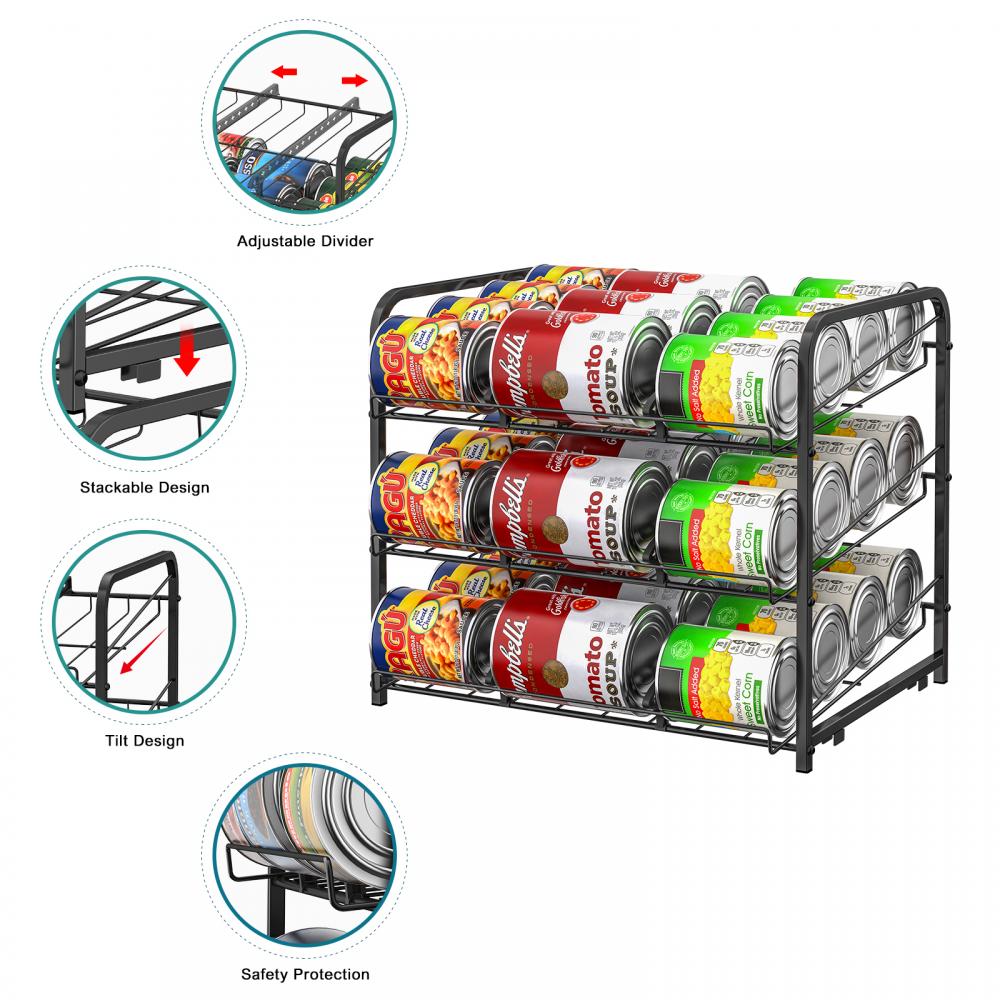 Large Capacity Canned Food Shelf