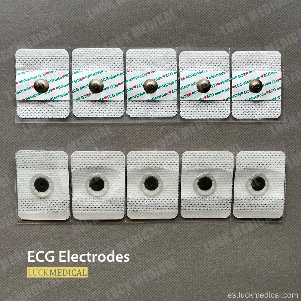 Patch de electrodo de ECG dispositable médico
