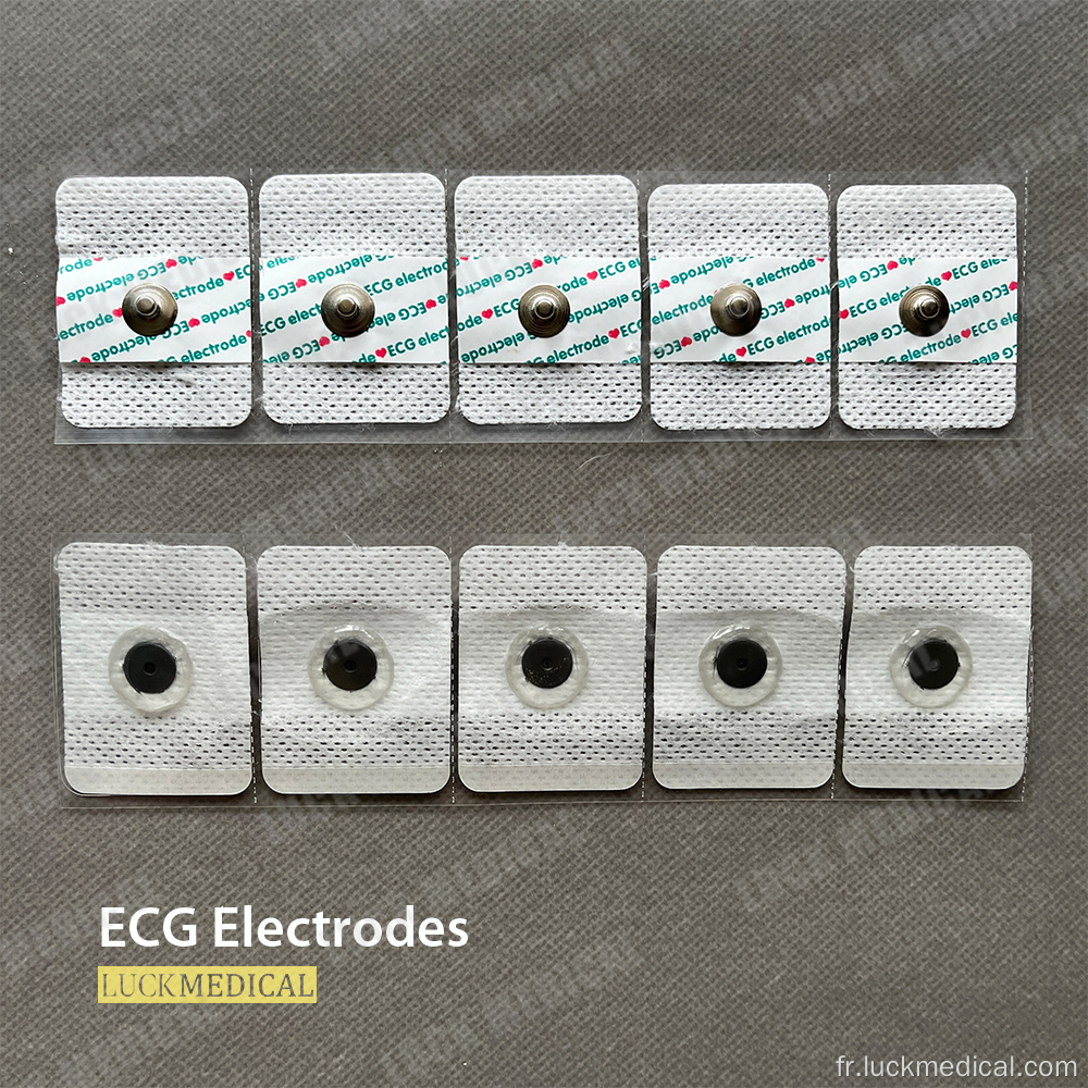 Patch d&#39;électrode ECG jetable médical