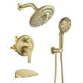 Brushed Gold Concealed Shower Mixer