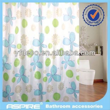 Polyester elegant shower curtains design