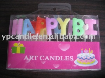 13pcs letter candles