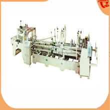 Automatic corrugated carton box folding gluing machine