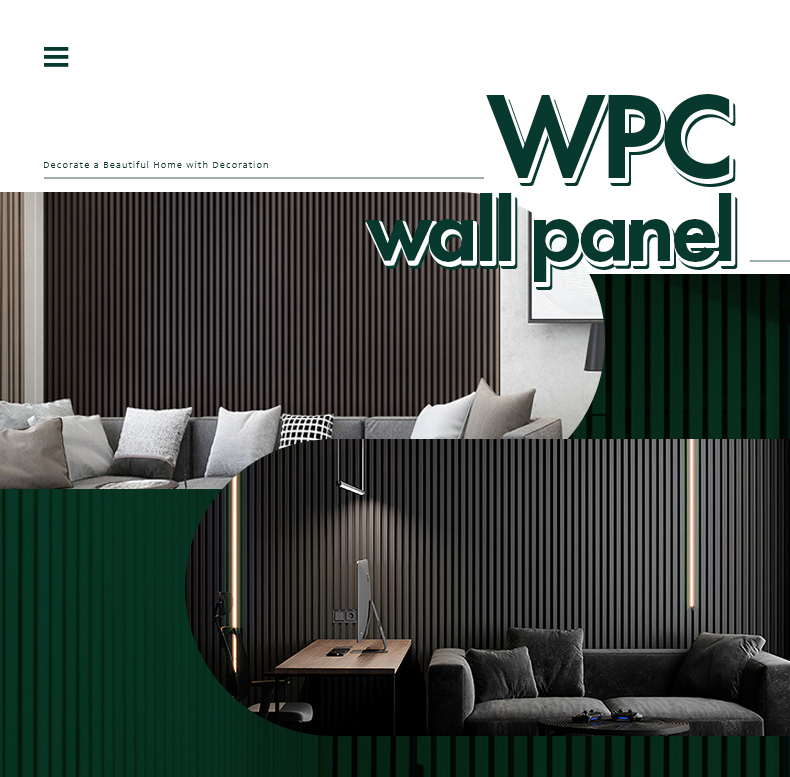 High Quality Pvc Wpc Fluted Wall Panels For Interior Decoration, High ...