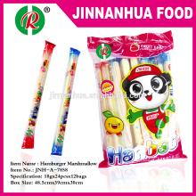 colored hamburger marshmallow