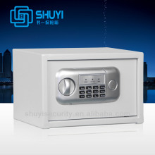 Strong coffer with knob and electronic panel