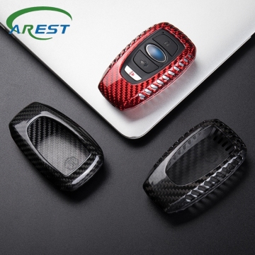 Carbon Fiber Car Key Fob Covers for Subaru Models