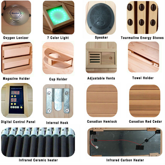 2014 New Generation Far Infrared Dynamic Saunas Home Relax with sauna functions KN-003B