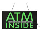LED ATM Signage Neon Sign Board / ATM INSIDE Letters Neon Sign