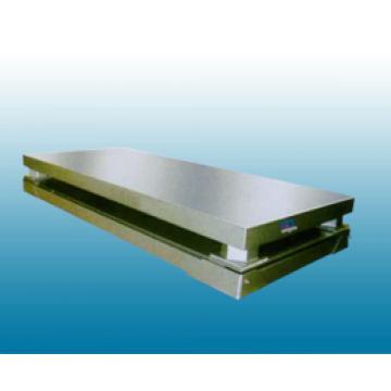 three-deck, buffering scale for steel weighing