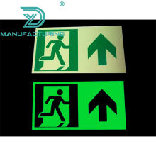 Glow in the Dark Exit Signs Vinyl Stickers - Photoluminescent Stickers