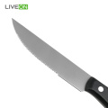 Plastic Handle Stainless Steel Serrated Steak Knife