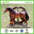 Decoração de resina cavalo Figurine Home (NF86031)