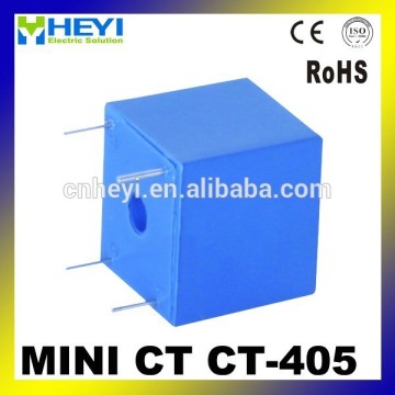 Low voltage current transformer testing pin current transformer