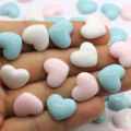 Fancy New Charm 100pcs/bag Heart Shaped Resin Cabochon For DIY Craftwork Decor Items Girls Hair Accessories Beads Charms