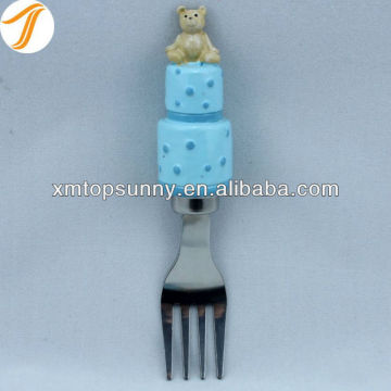 Stainless Steel Baby Fork with Handle