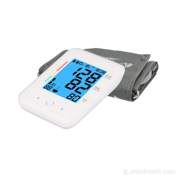 Digital Sphygmomanometer Android Slim Ọbara Mgbasa Ọkụ