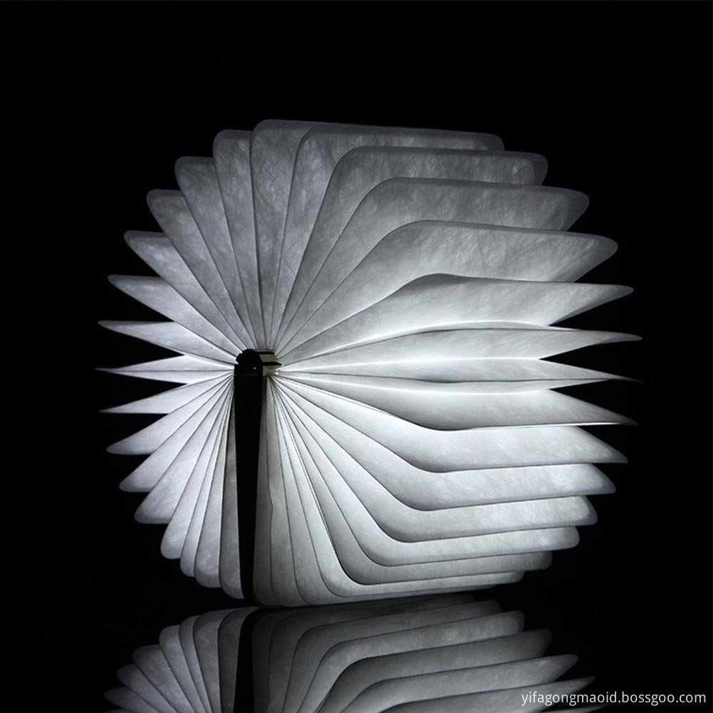 folding book light