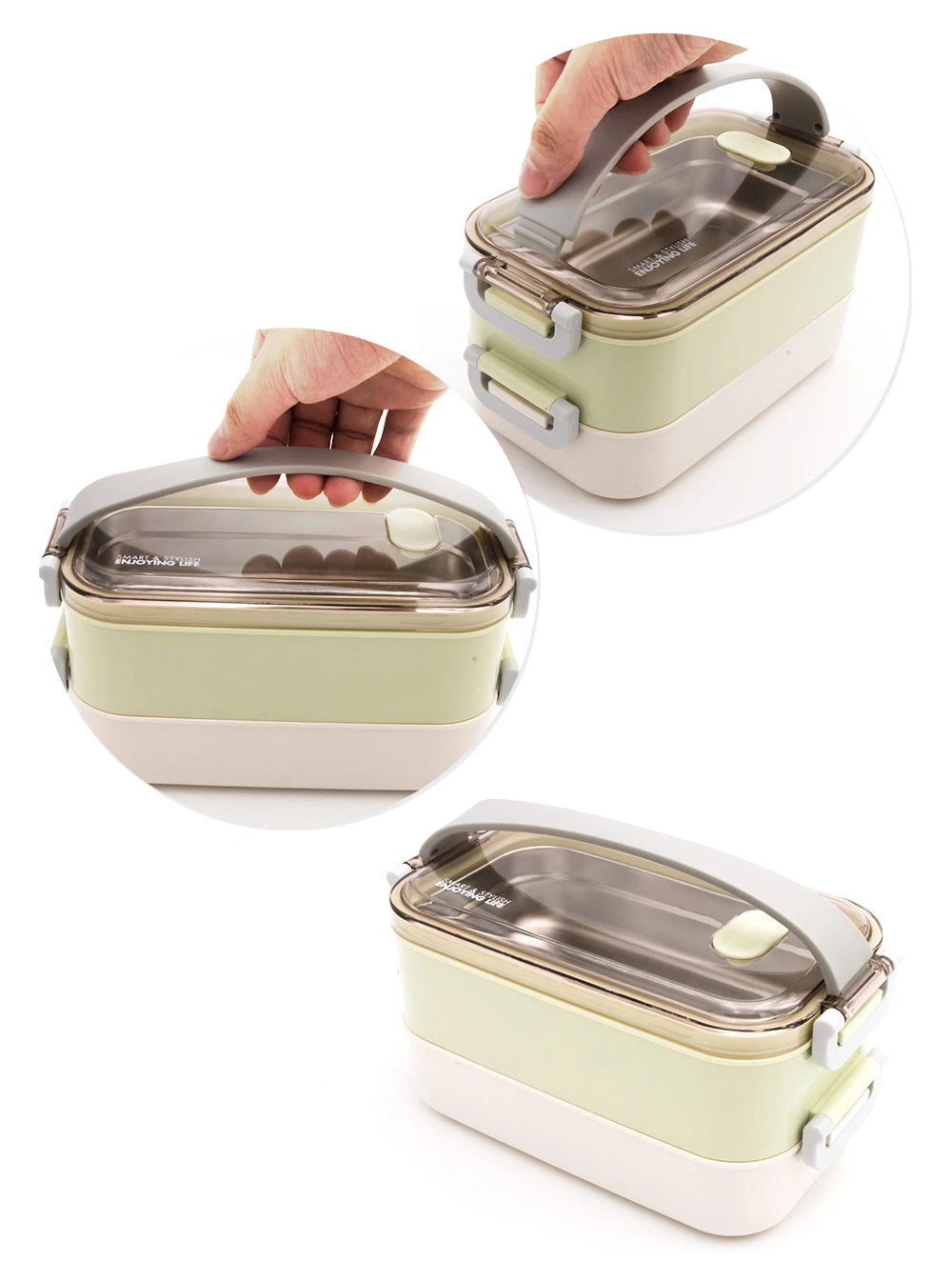 Double Stainless Steel Lunch Box