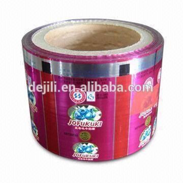 aluminum foil lidding sealing film for plastic coffee cup lidding film peelable lidding film