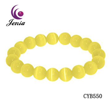Jenia Popular Colourful Bead Girl Lucky Bracelet Natural Stone With Charm