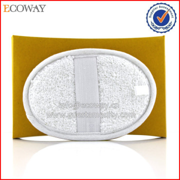 OEM Newest Oval Natural Disposable Hotel Bath Mesh Loofah