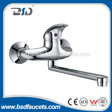 wall mounted 30cm long spout swiving brass kitchen sink mixer tap bathtub mixer