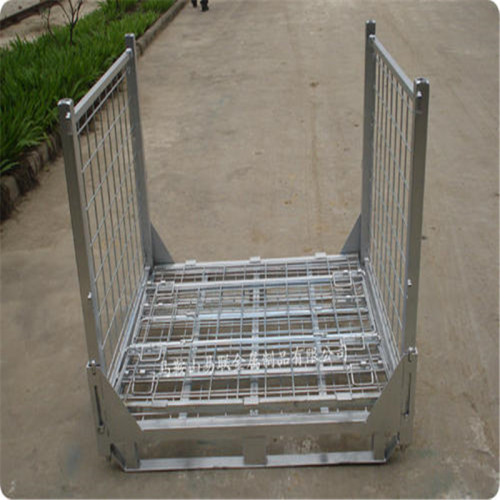 Heavy Duty collapsible steel wire Mesh pallet container