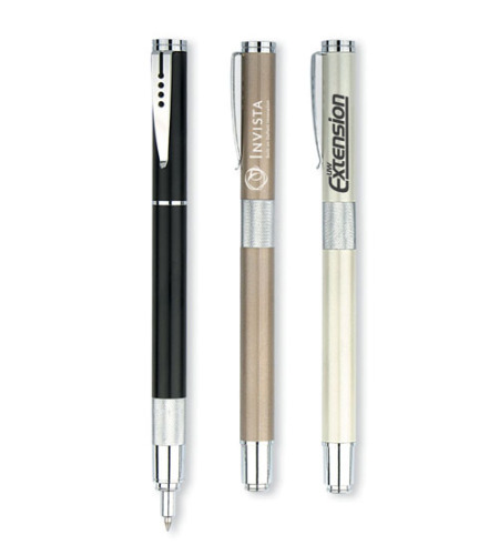 Cap off rollerball pen