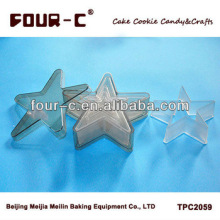 Star shaped PC cookie cutter set,classic cookie tools Biscuit decor roller
