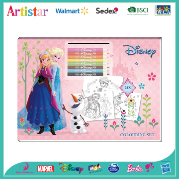 DISNEY FROZEN colouring set