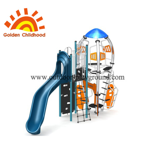 Outdoor Playground Equipment Rocket For Children