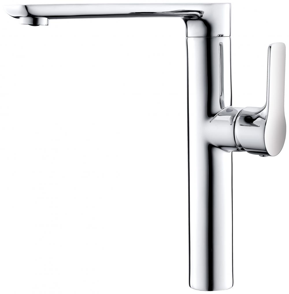 Hot and Cold Kitchen Faucets In Polished Chrome